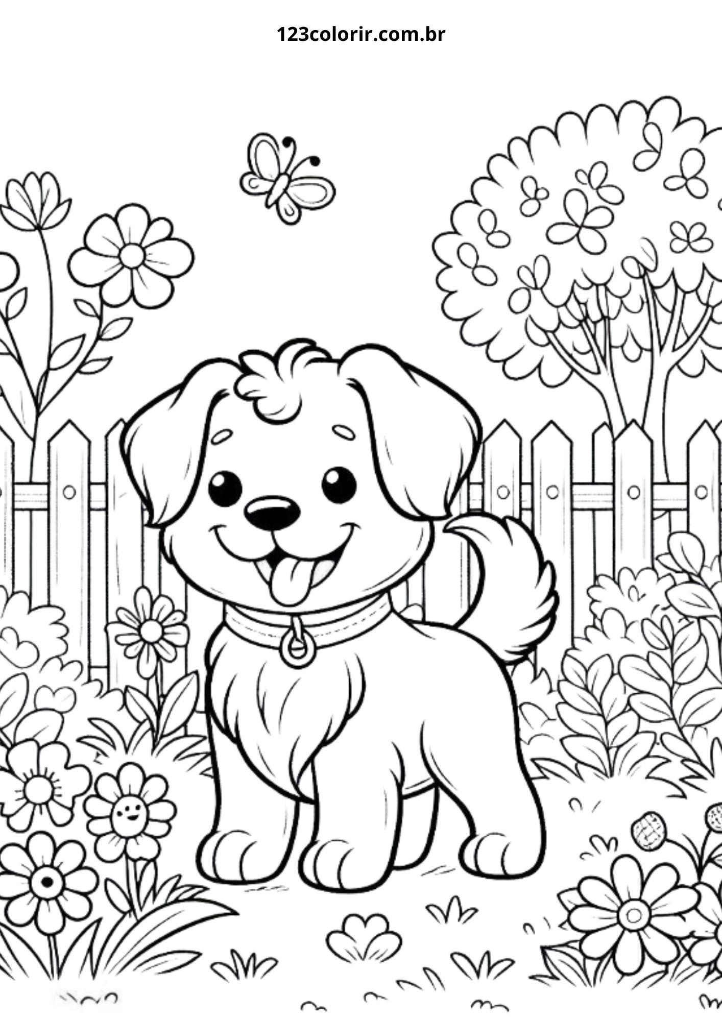 desenhos de filhotes para colorir
