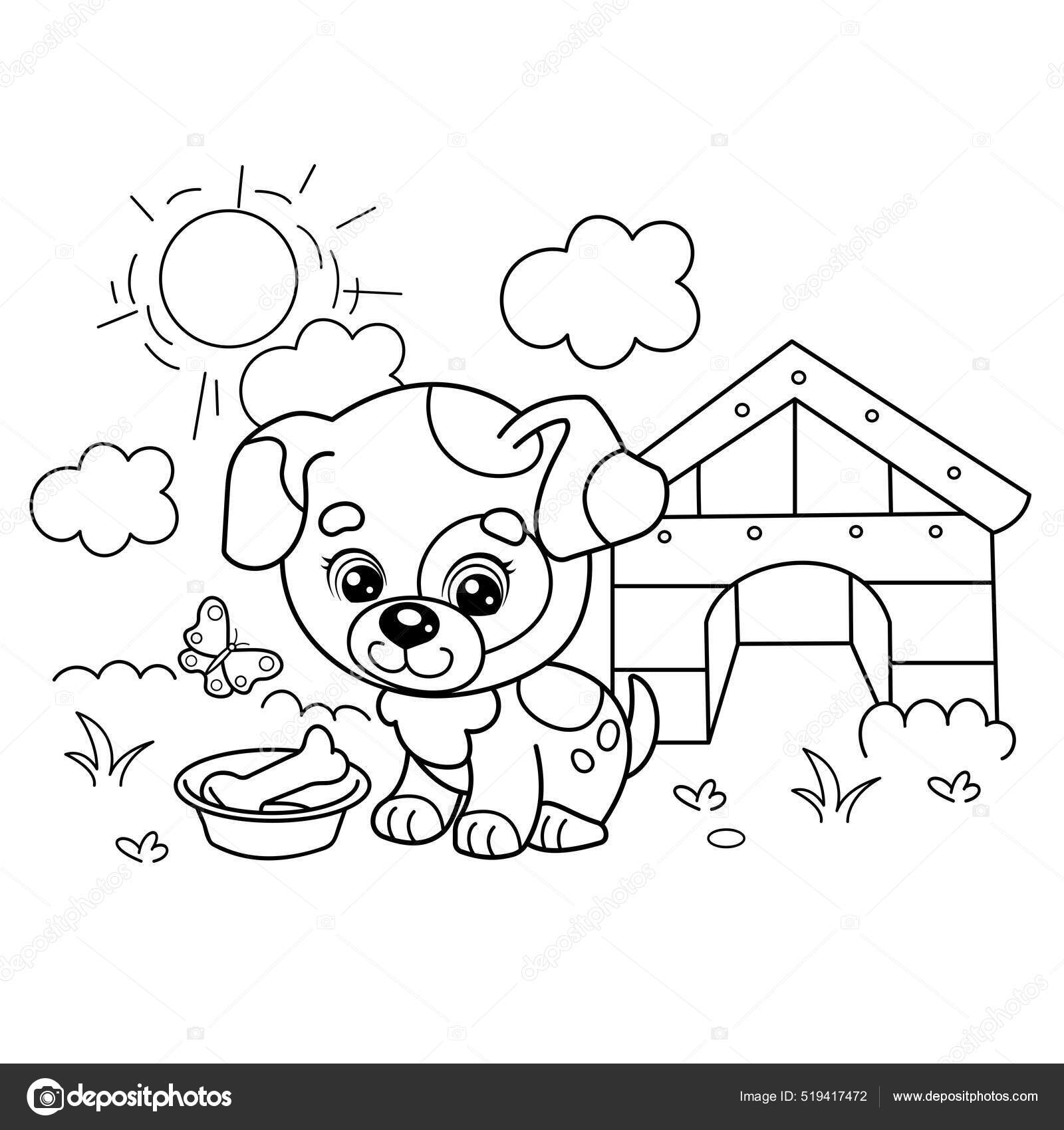 desenhos de cachorros para imprimir grátis
