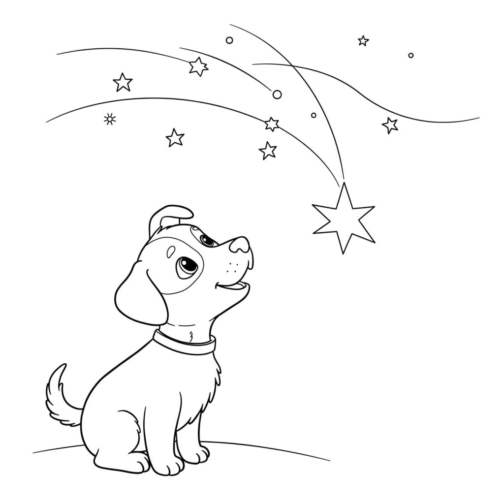 desenhos de filhotes para colorir