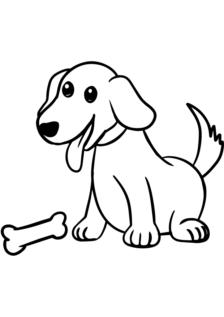 desenhos de cães para colorir pdf