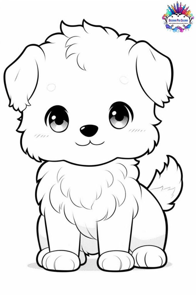 desenhos de cachorros realistas para colorir