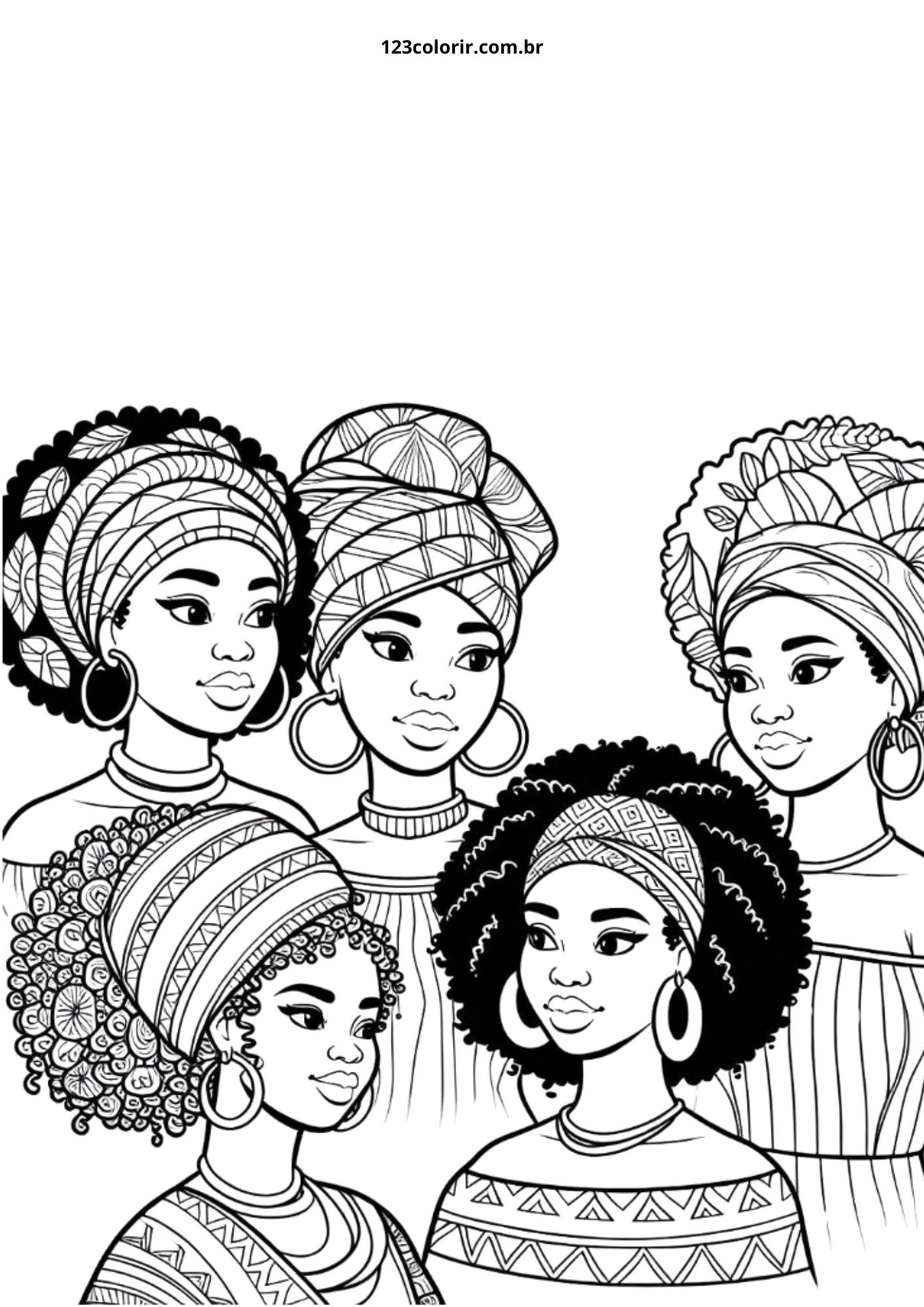 desenhos para colorir dia da consciência negra para imprimir