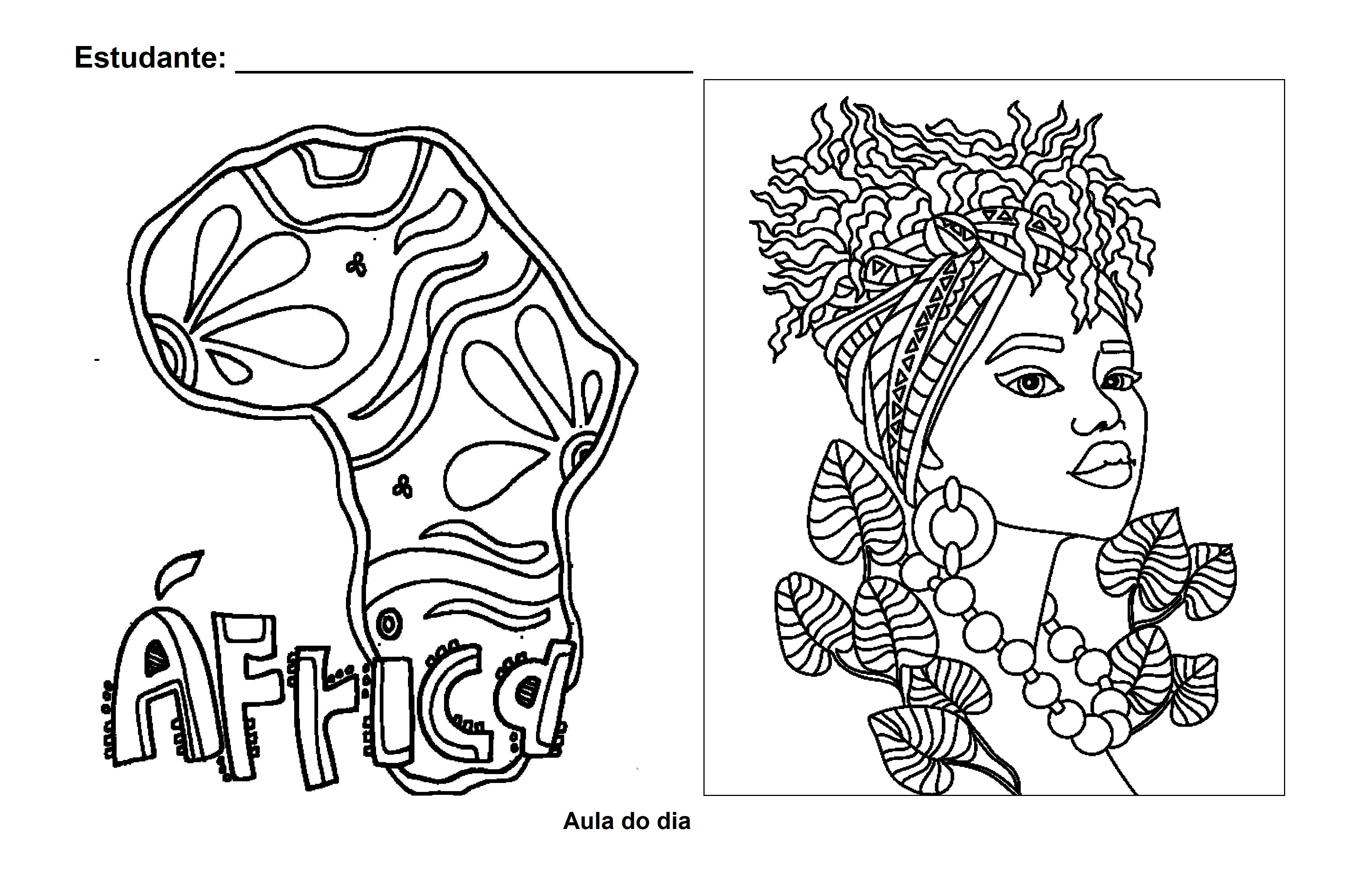 desenhos de heróis negros para colorir