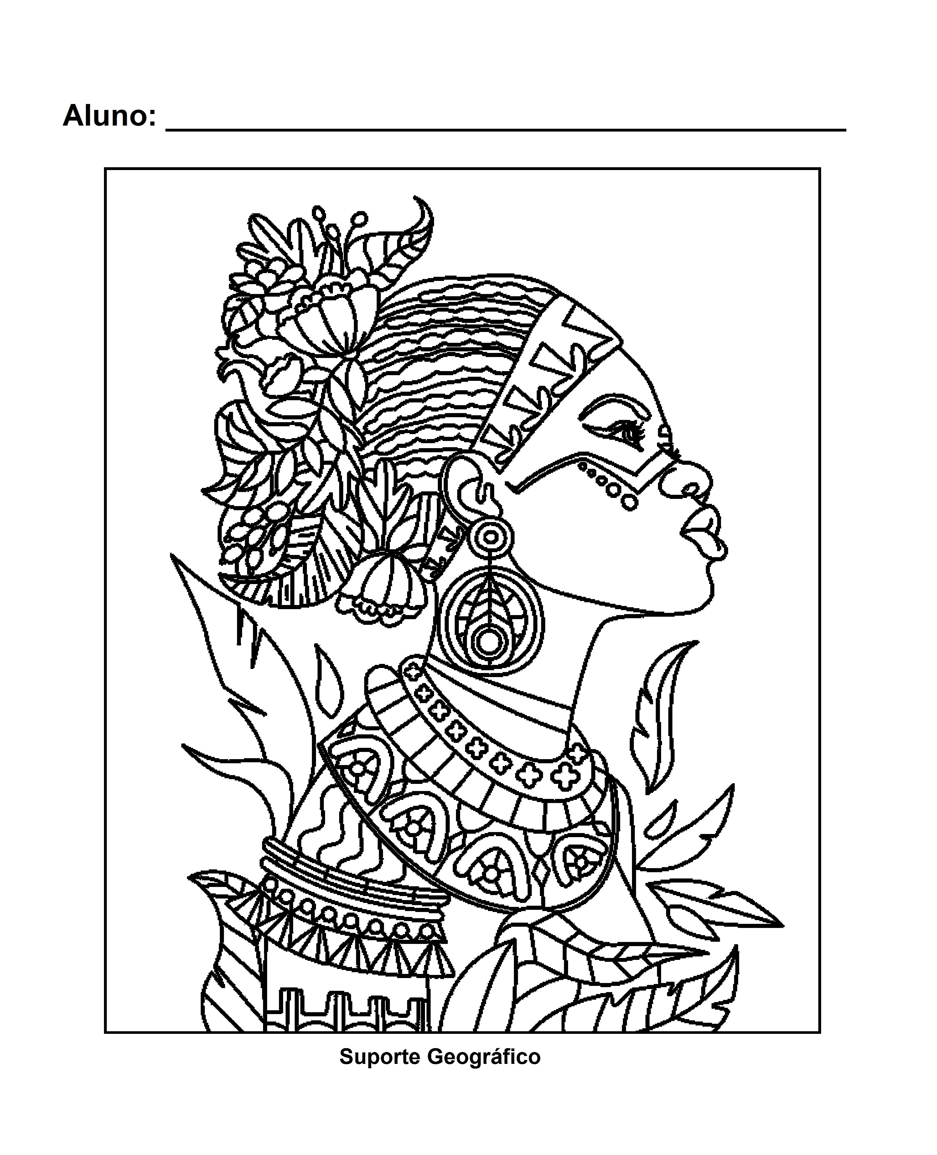atividade dia da consciência negra desenhos