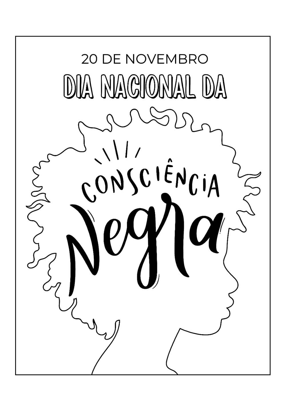 pintura consciência negra infantil