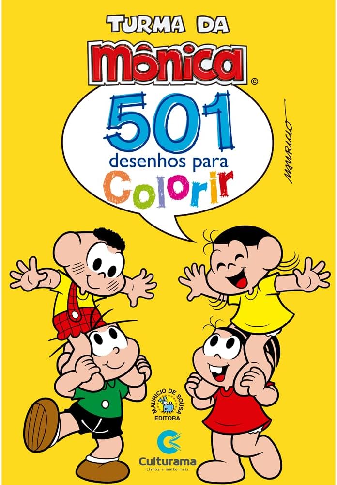 livros de colorir Turma da Mônica