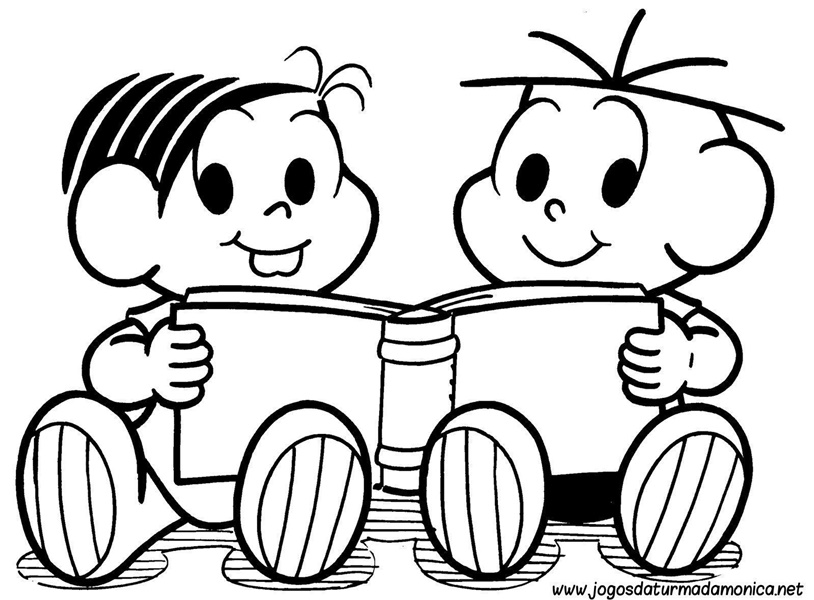 Turma da Mônica para colorir online