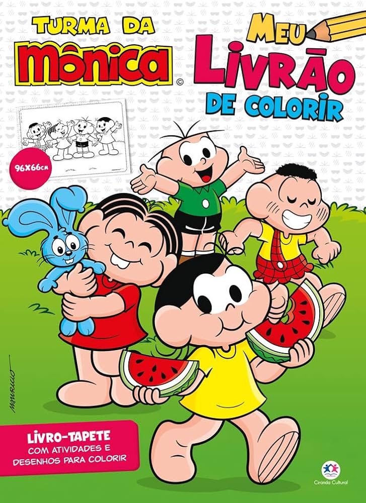 desenhos da Turma da Mônica para atividades escolares