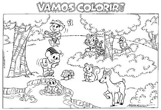 desenhos da Turma da Mônica tema Natal