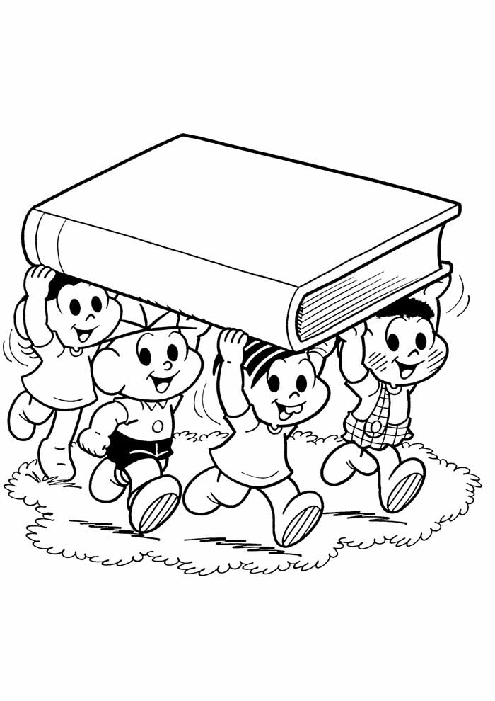 desenhos do Cascão para colorir grátis
