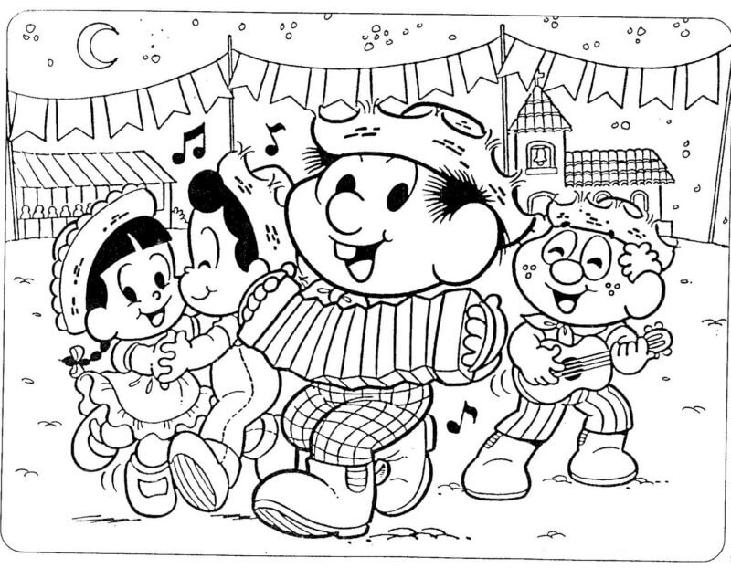 desenhos da Turma da Mônica tema Dia das Crianças