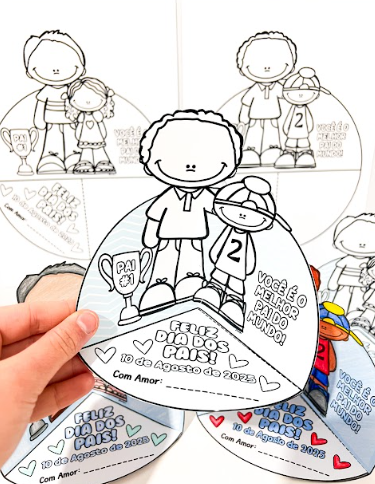 atividade dia dos pais para colorir