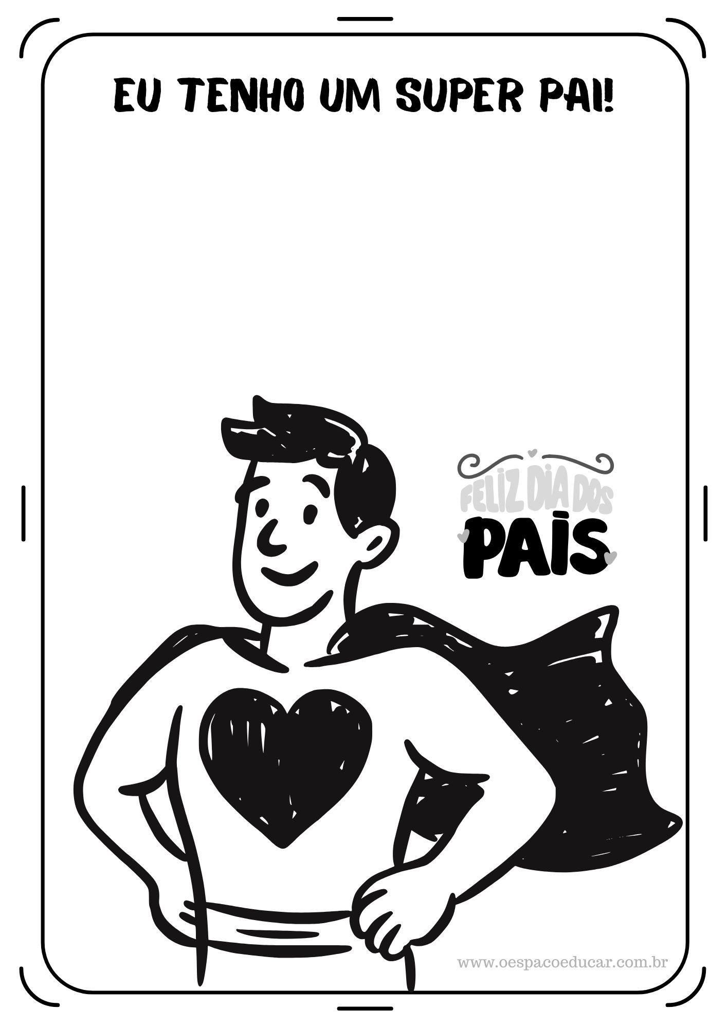 desenhos dia dos pais grátis