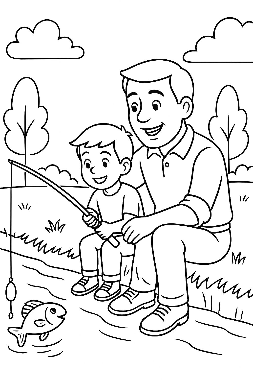 desenhos dia dos pais pdf