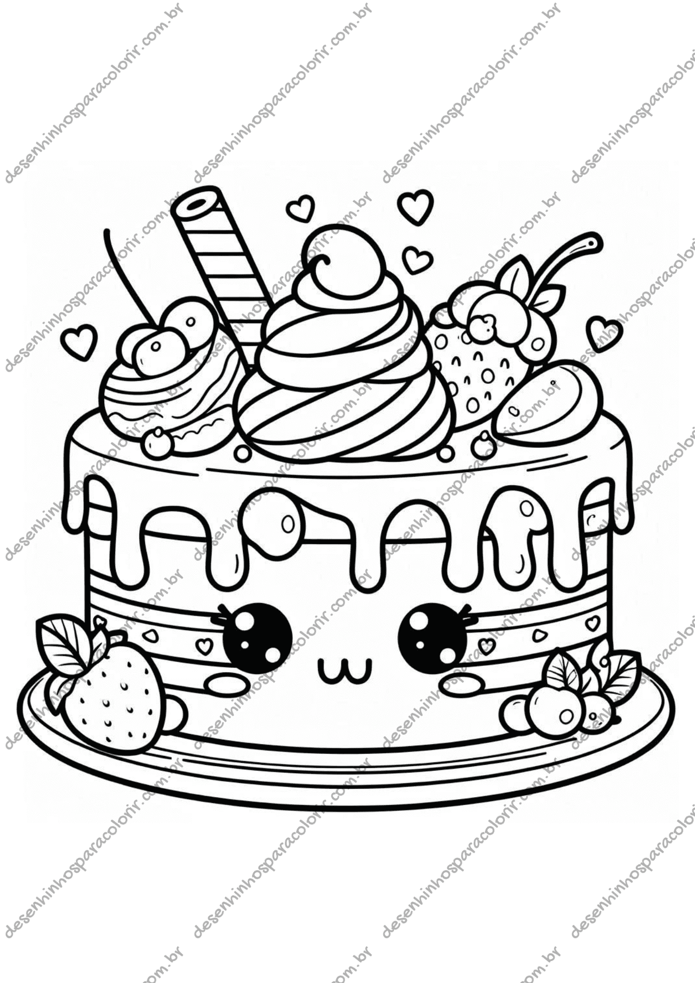 desenhos de animais kawaii