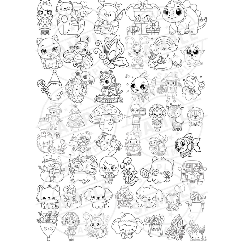 atividade infantil kawaii