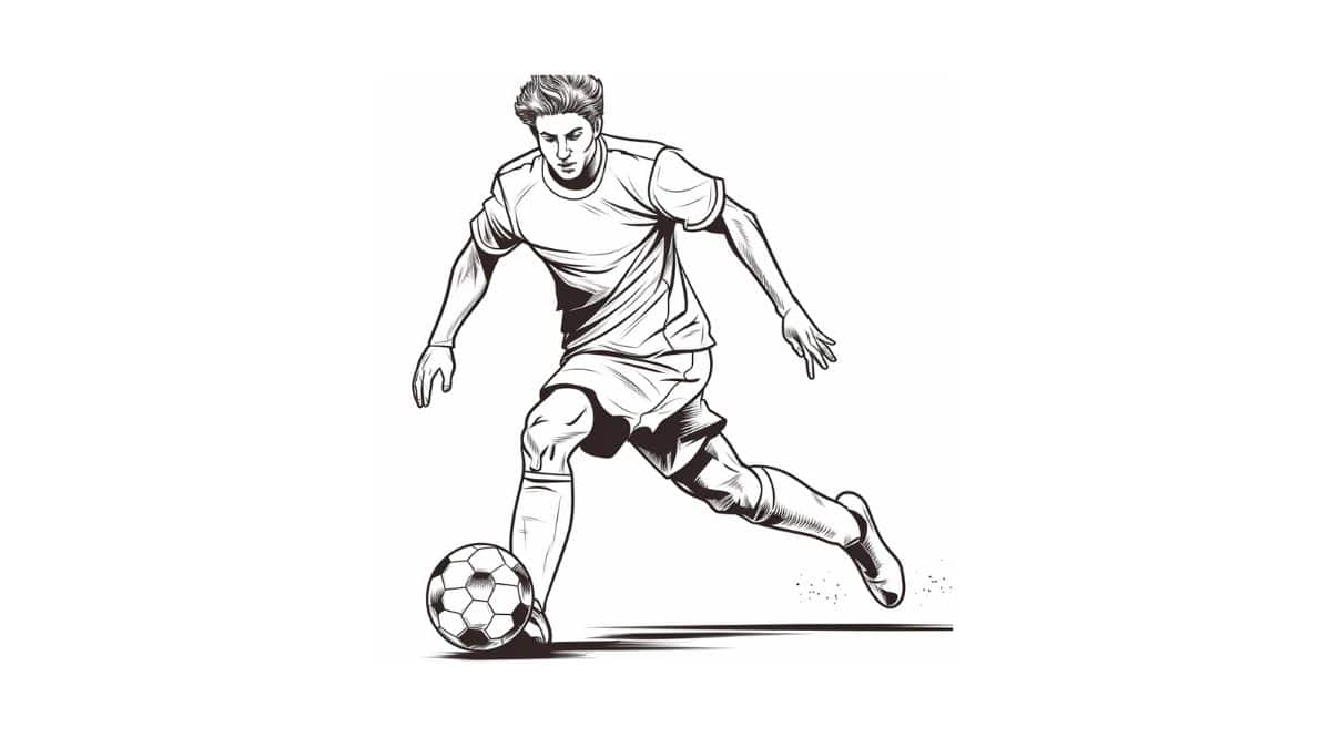 imagens de futebol para imprimir e colorir