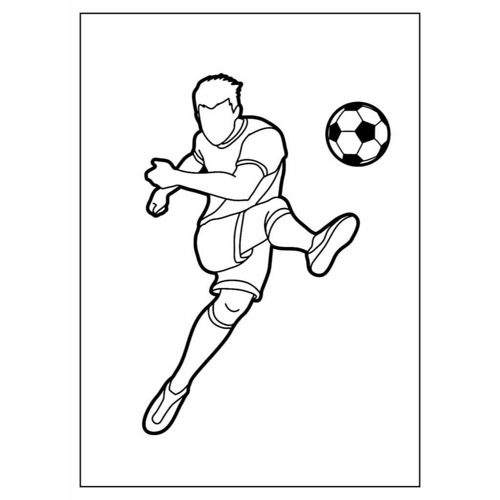 desenhos de uniforme de futebol para colorir