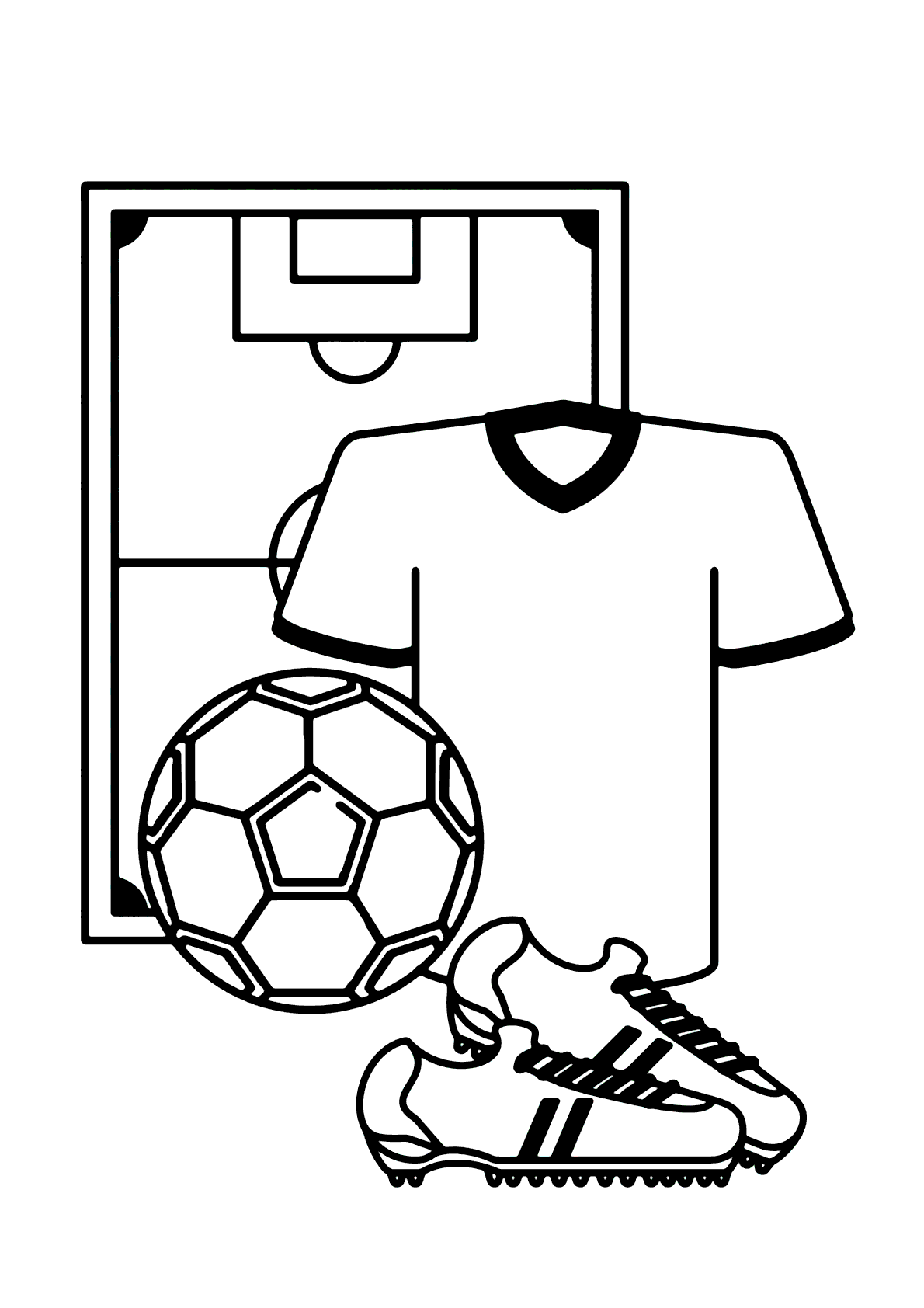 desenhos de jogadores de futebol para imprimir