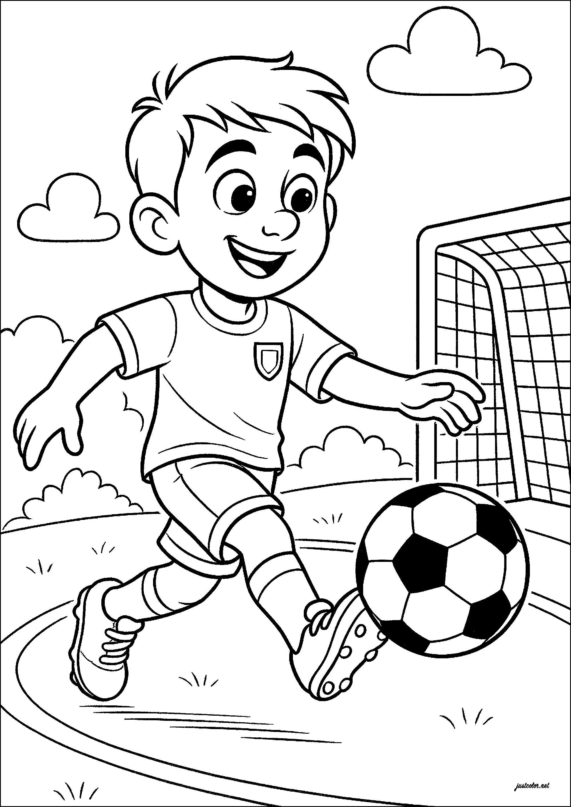 desenhos de torcida de futebol para colorir