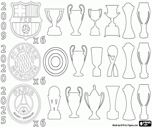 desenhos de uniforme de futebol para colorir