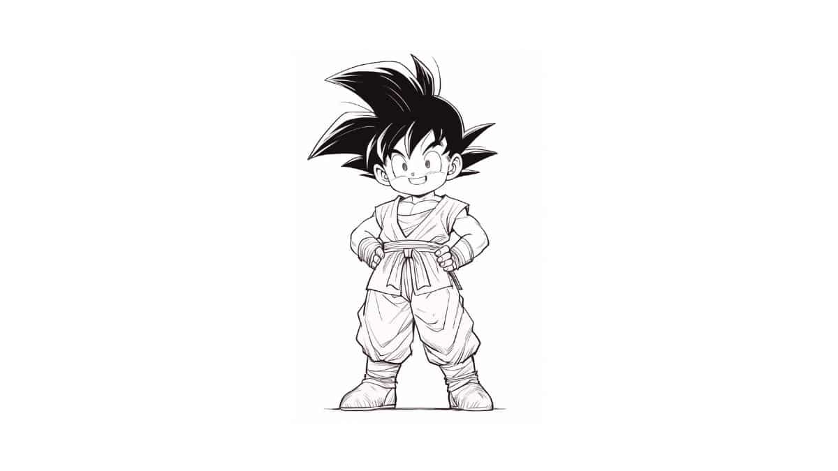 goku ssj blue para pintar