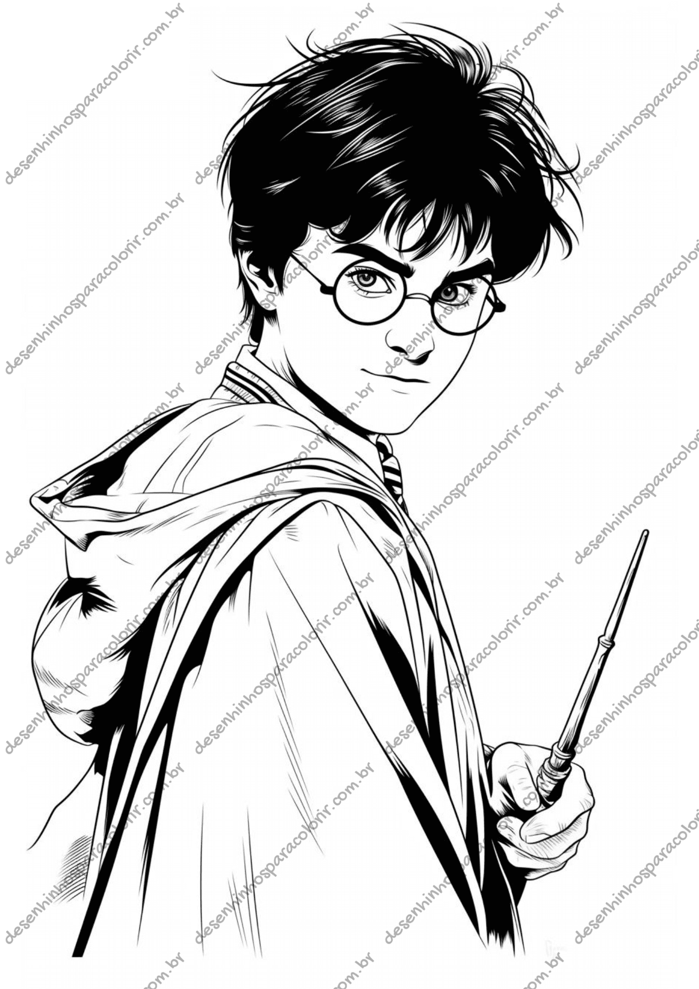 desenhos do Harry Potter para colorir
