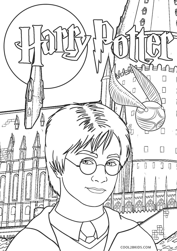 personagens de Harry Potter para colorir