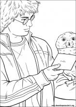Harry Potter chibi para colorir