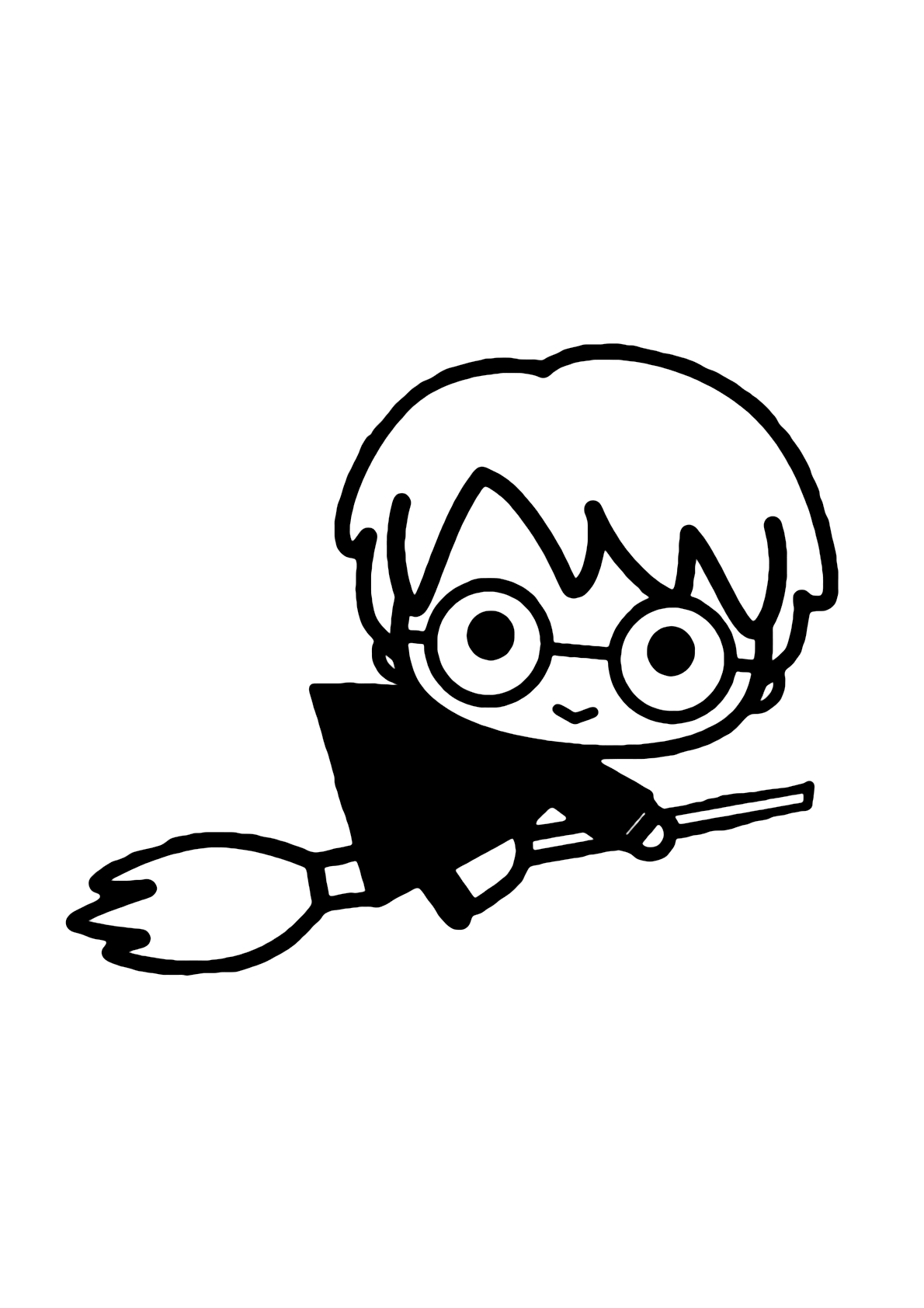 personagens de Harry Potter para colorir