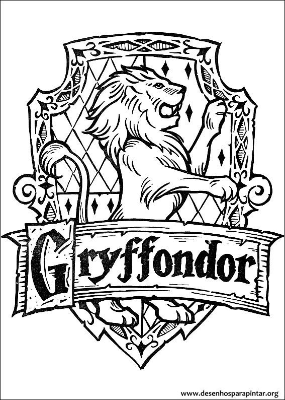 Harry Potter chibi para colorir