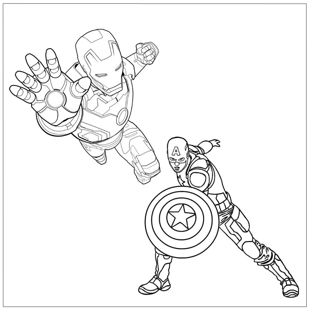 desenhos homem de ferro com outros vingadores