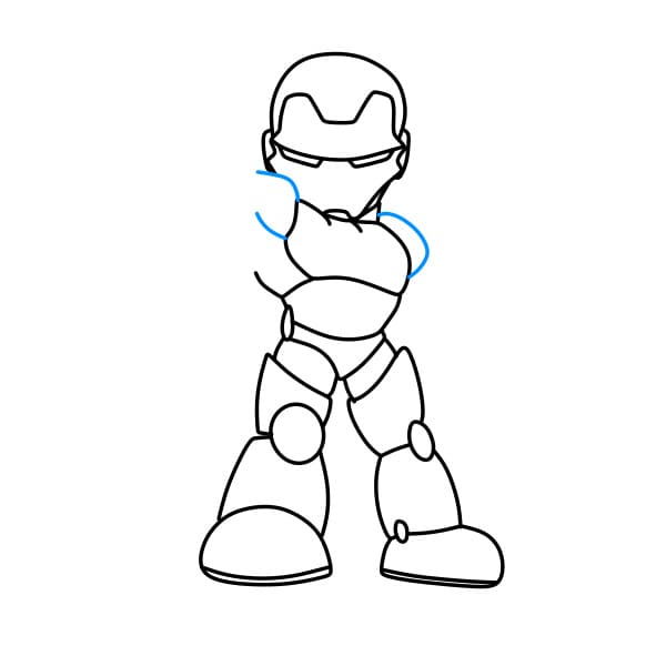 homem de ferro para colorir pdf