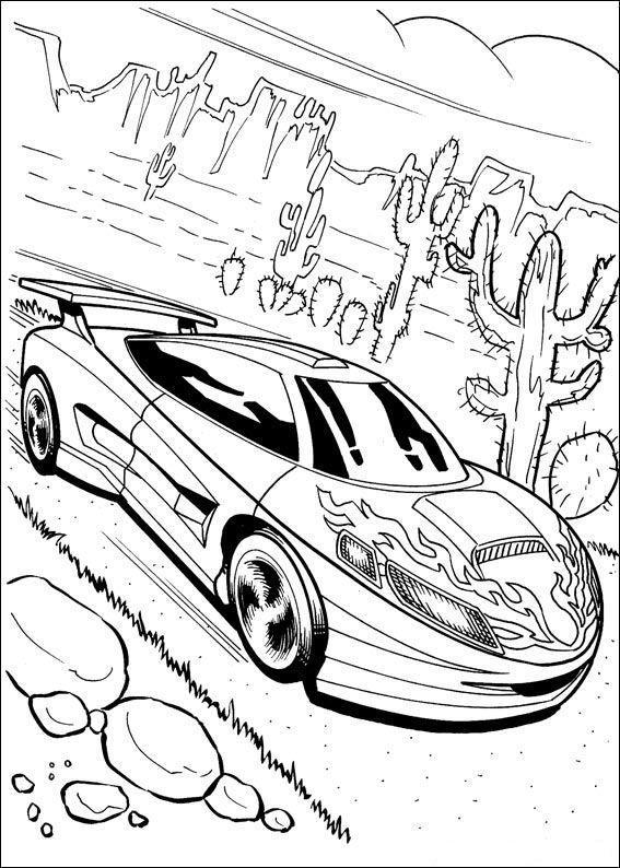 páginas para colorir Hot Wheels grátis