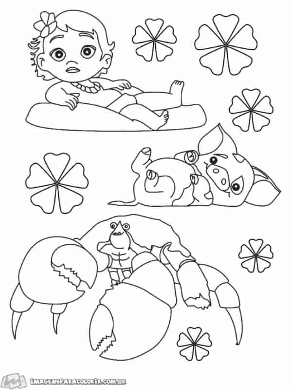 desenhos do heihei para colorir