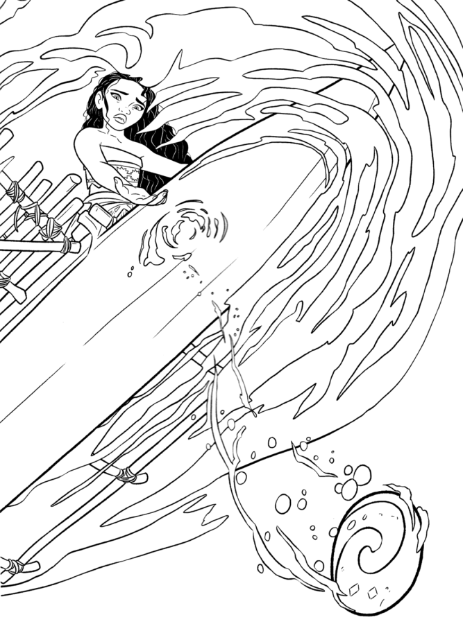 moana desenhos para pintar