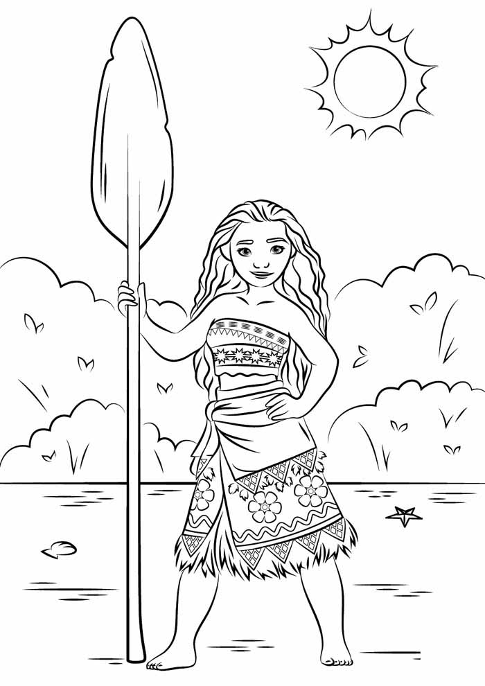 desenhos do maui para colorir