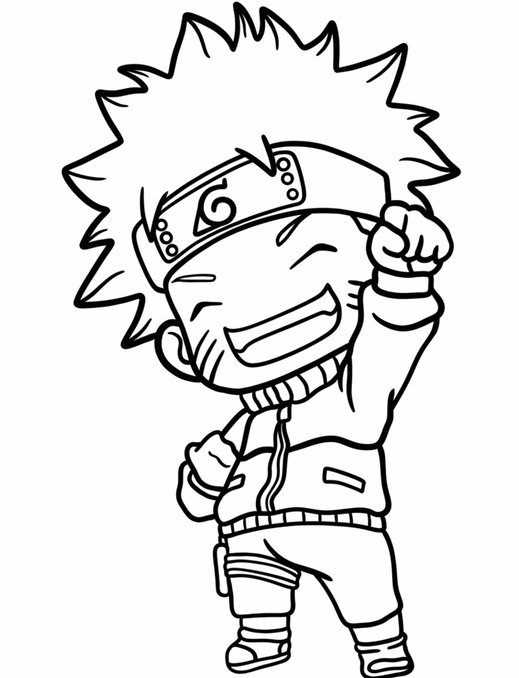 Naruto para colorir online