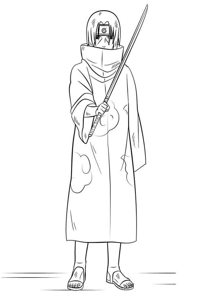 desenhos do Naruto para imprimir