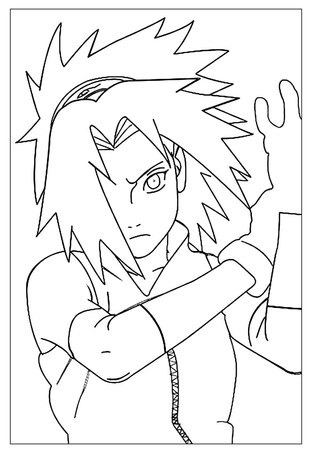 Naruto para colorir online