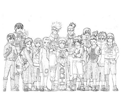 desenhos do Kakashi para colorir
