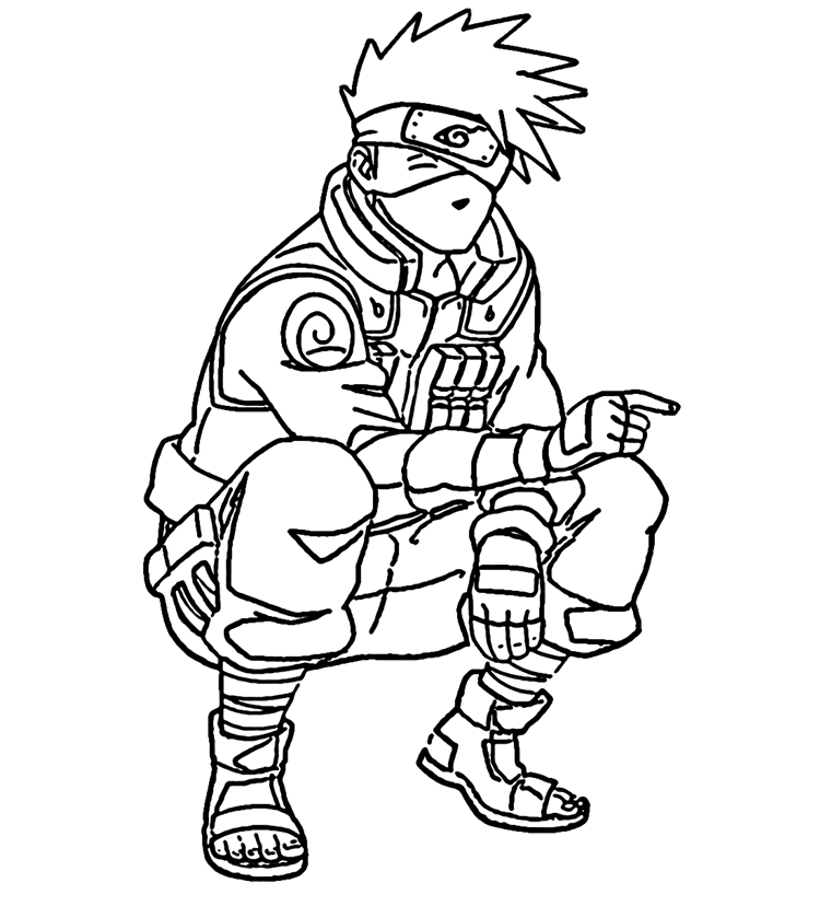 desenhos do Itachi para colorir
