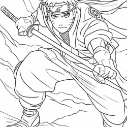desenhos do Sasuke para colorir