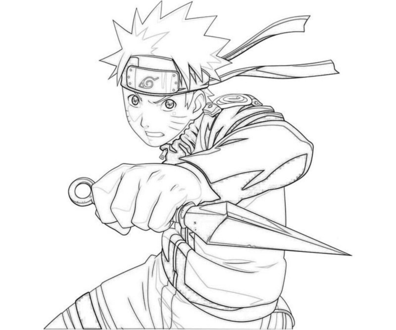 Naruto Shippuden para colorir