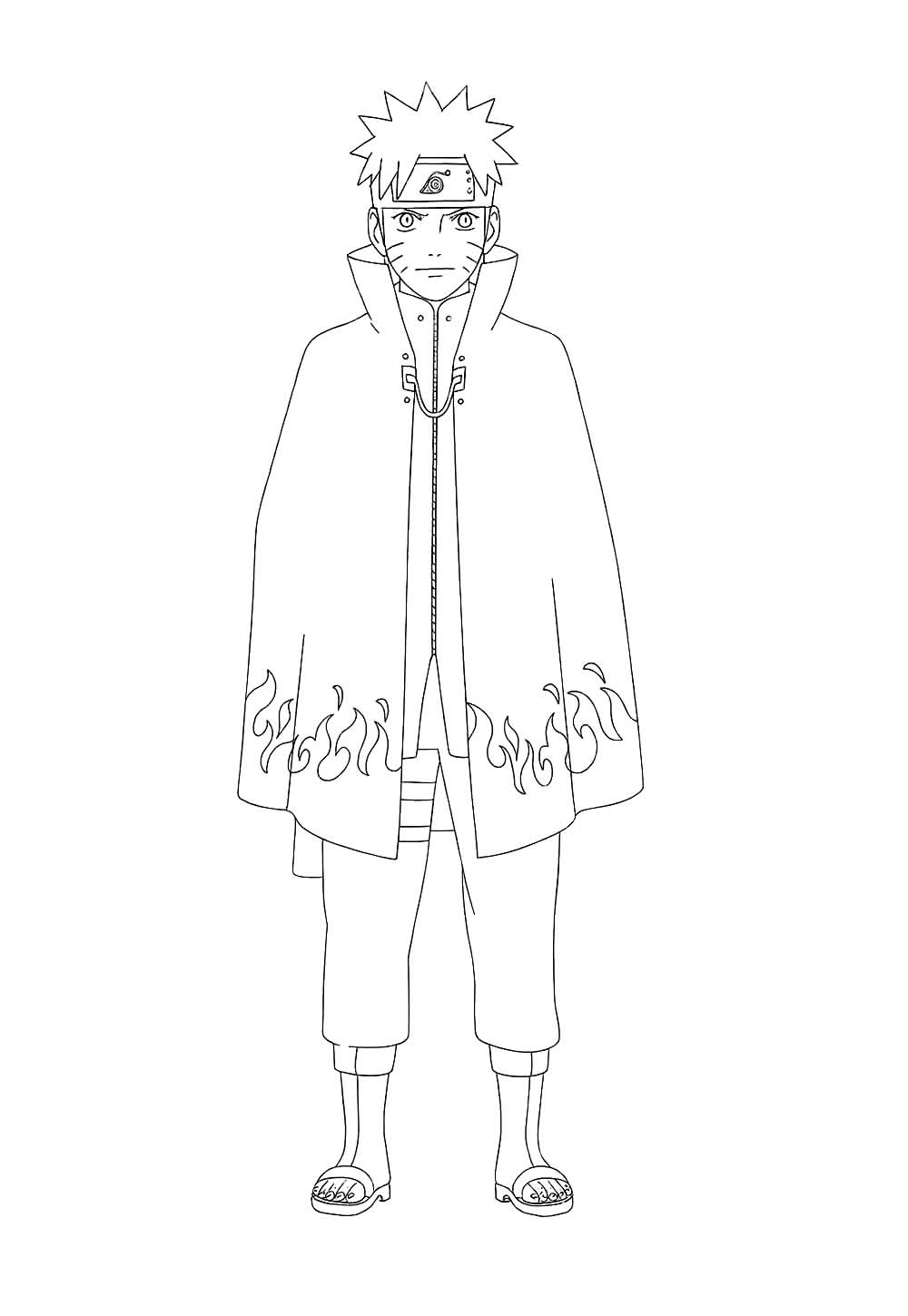 desenhos do Kakashi para colorir