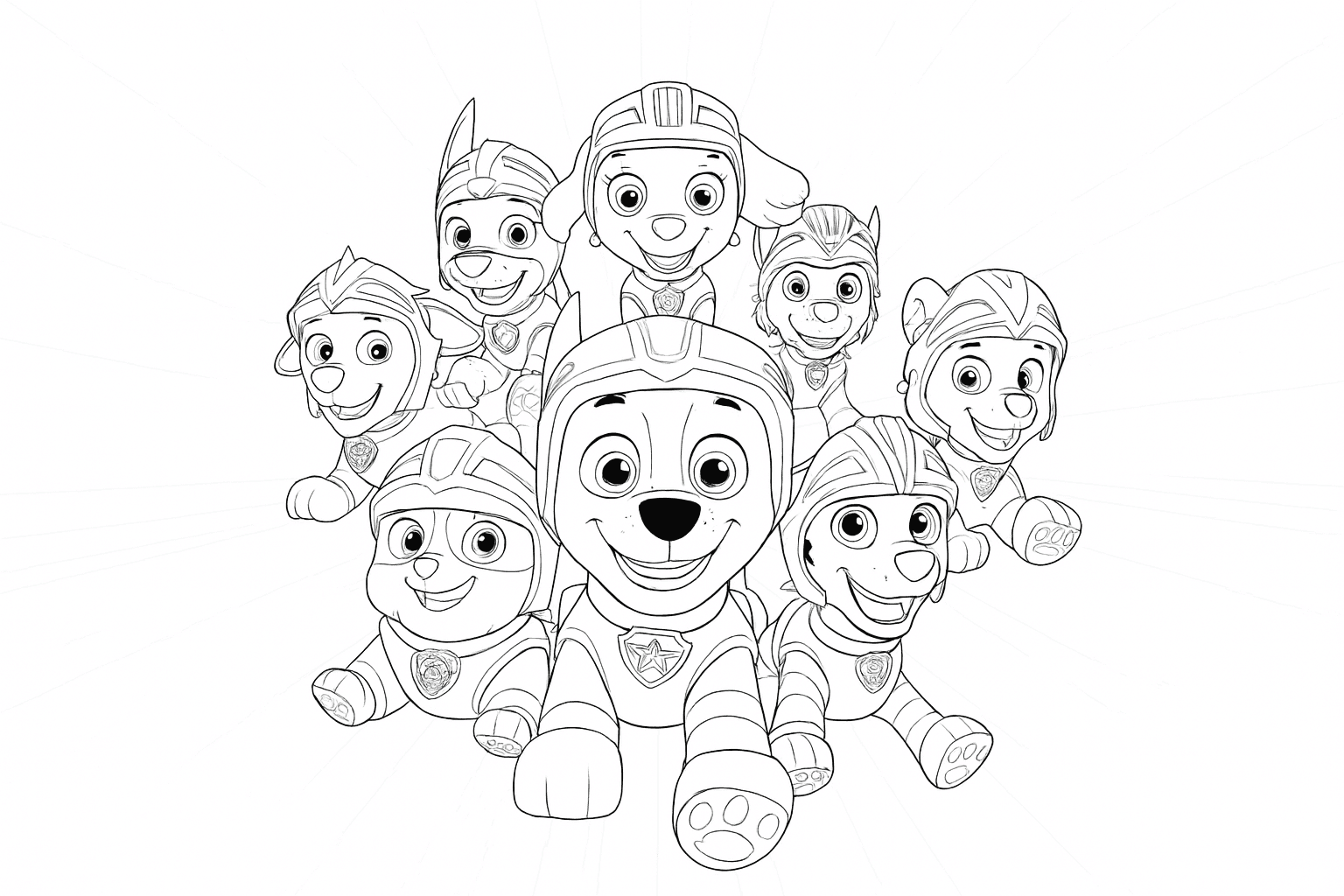 desenhos para colorir patrulha canina pdf