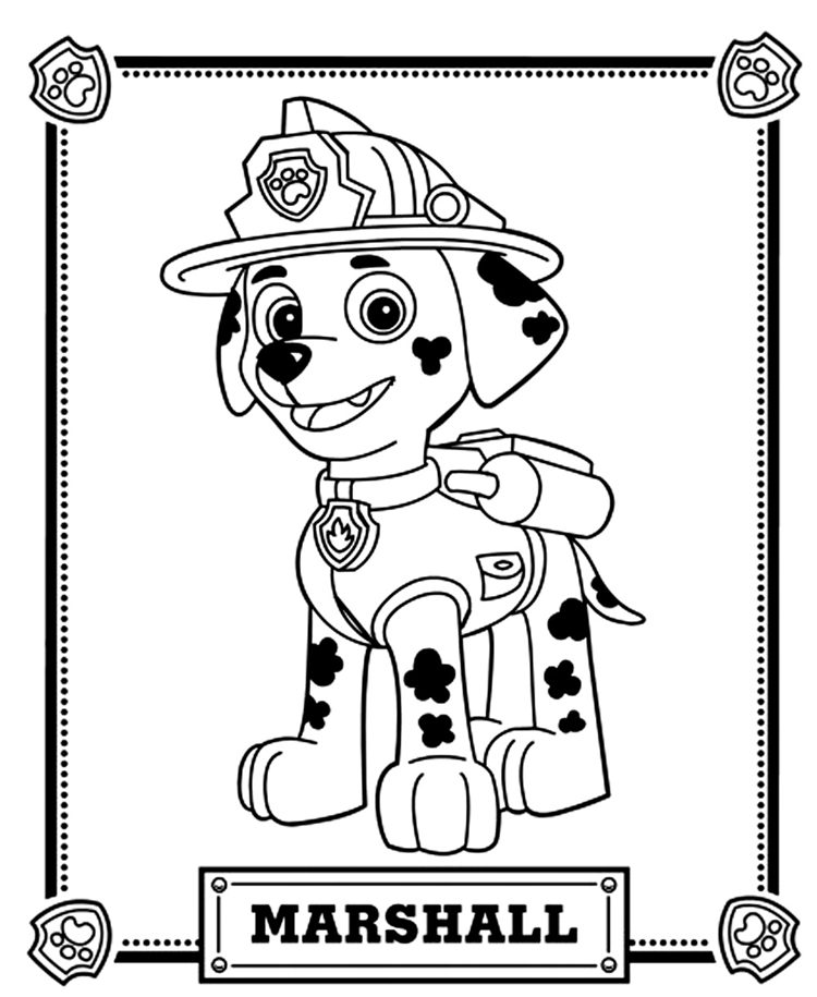 custo de impressão desenhos patrulha canina pdf
