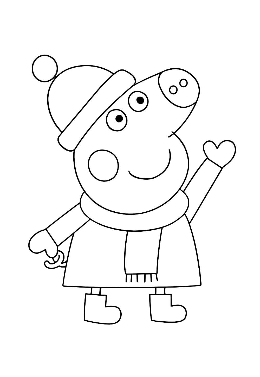 desenhos da mamãe pig e papai pig
