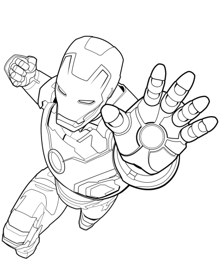 páginas para colorir marvel