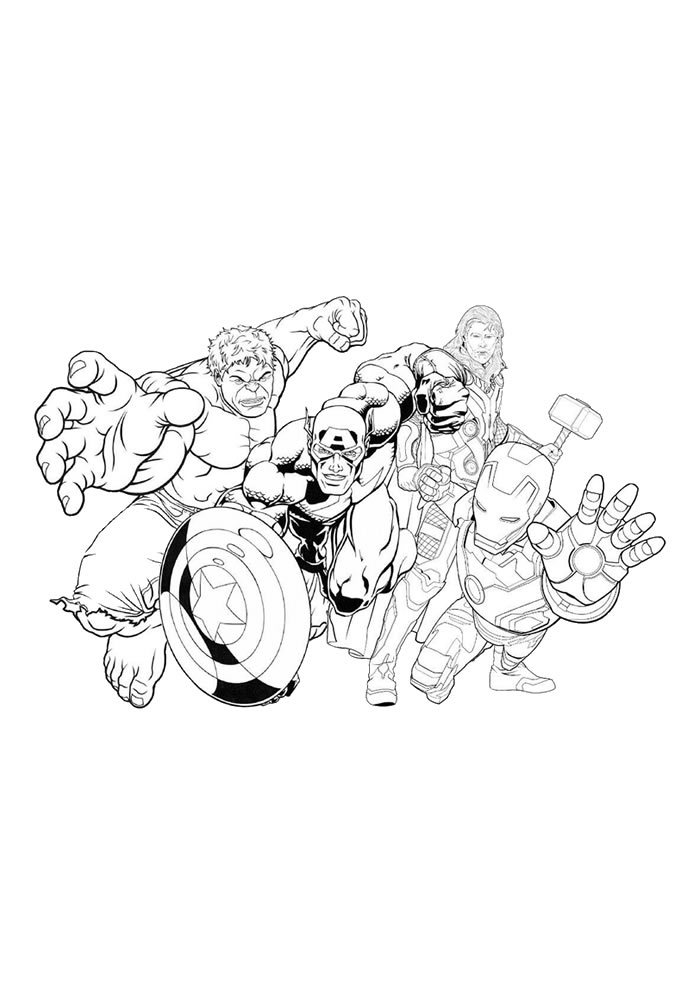 desenhos do homem de ferro para colorir